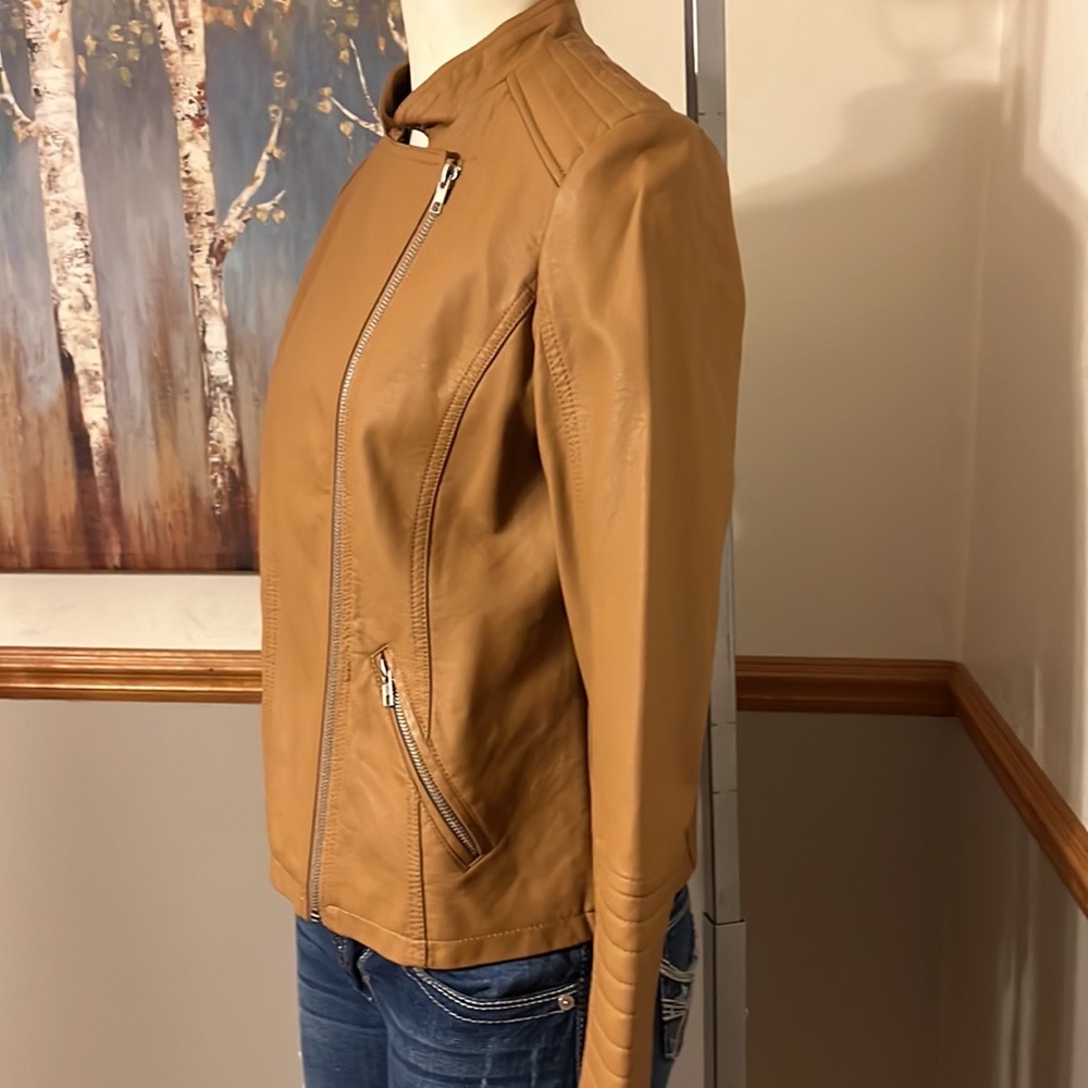 Metaphor Faux Leather Moto Jacket - Picture 3 of 10